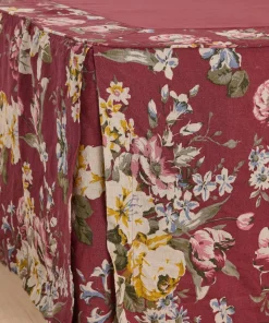 Ellos Home Sengekappe Candice Rose i vasket lin 60 cm