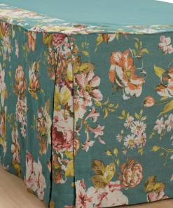 Ellos Home Sengekappe Candice Rose i vasket lin 52 cm