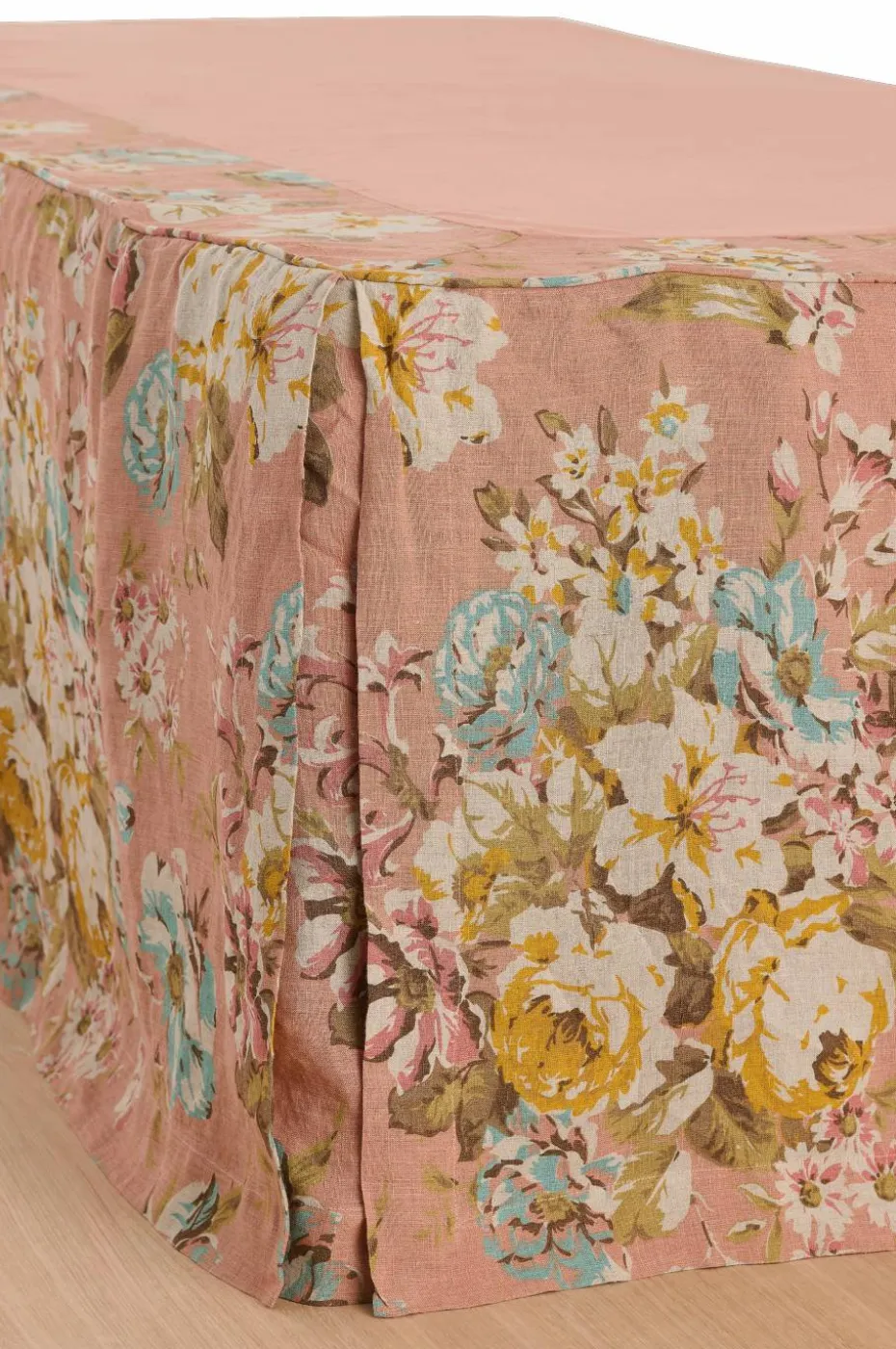 Ellos Home Sengekappe Candice Rose i vasket lin 60 cm