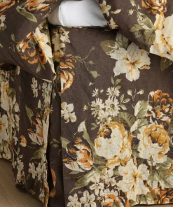 Ellos Home Sengekappe Candice Rose i vasket lin 60 cm