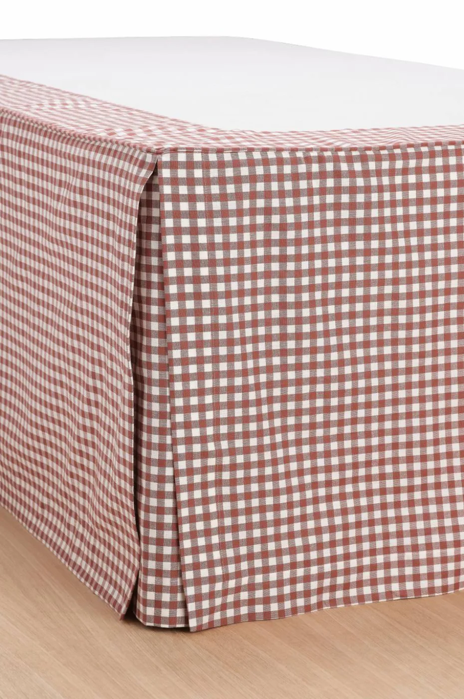 Ellos Home Sengekappe Sonneli Check i bomull høyde 52 cm