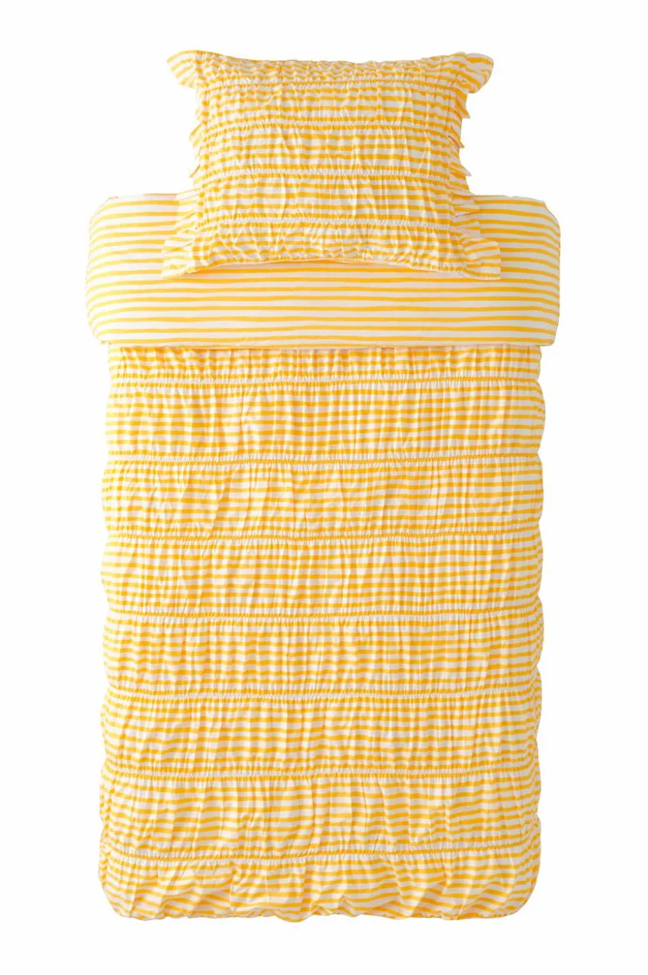 Ellos Home Sengesett Avery Elastic i bomullspercale 2 eller 3 stykker