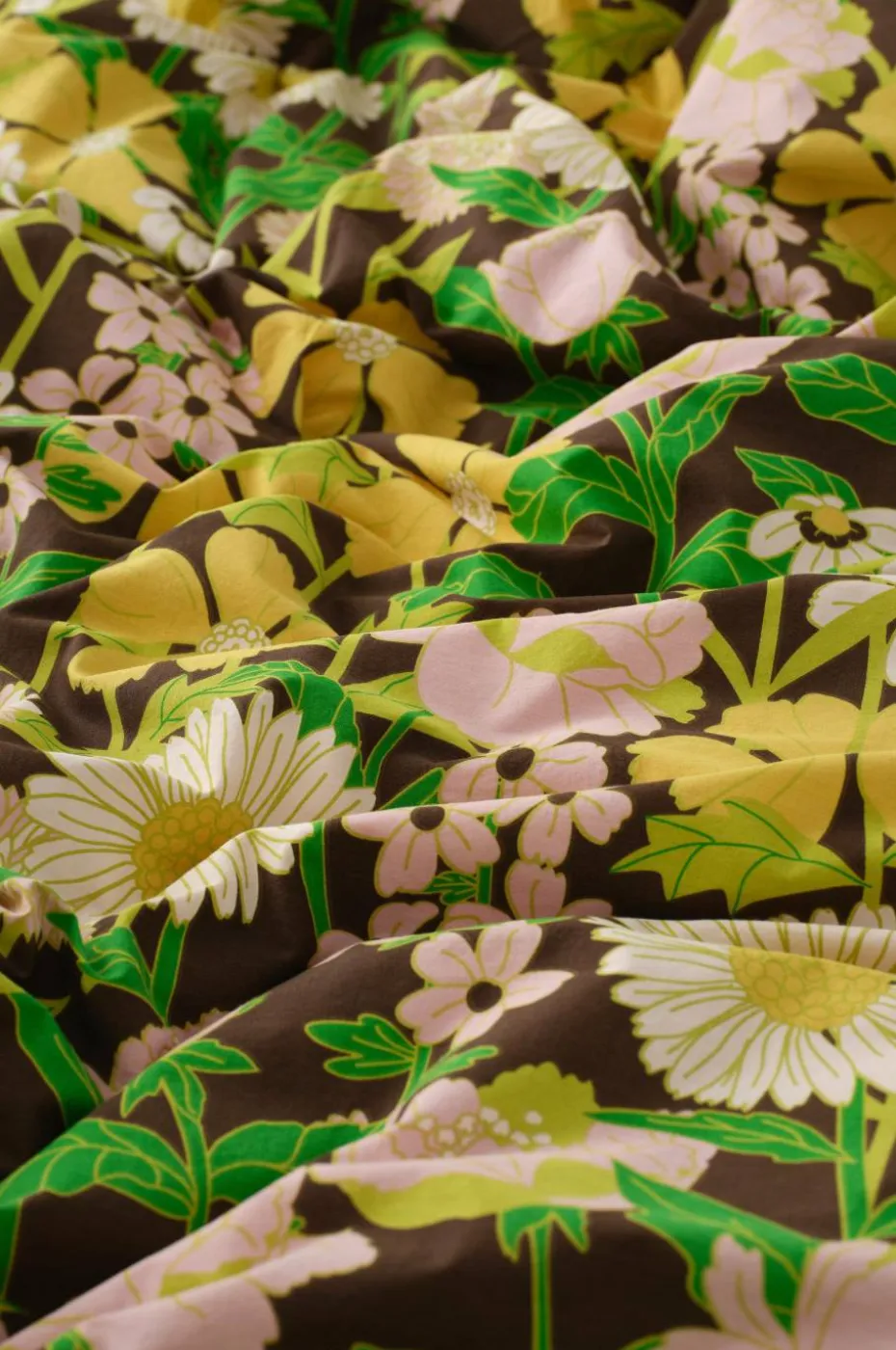 Ellos Home Sengesett Avery Flower i bomullspercale 2 eller 3 stykker