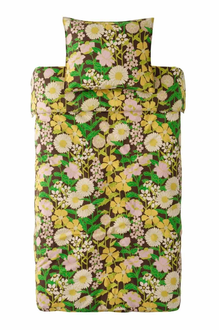 Ellos Home Sengesett Avery Flower i bomullspercale 2 eller 3 stykker