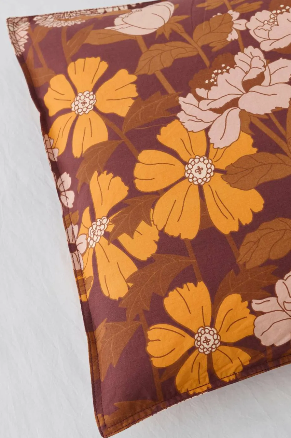 Ellos Home Sengesett Avery Flower i bomullspercale 2 eller 3 stykker