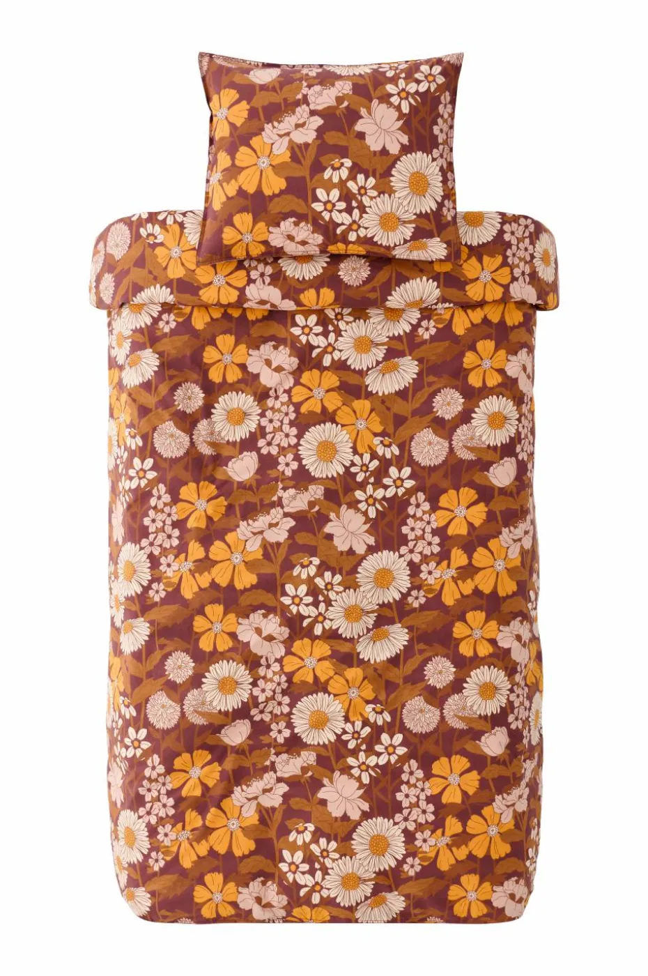 Ellos Home Sengesett Avery Flower i bomullspercale 2 eller 3 stykker