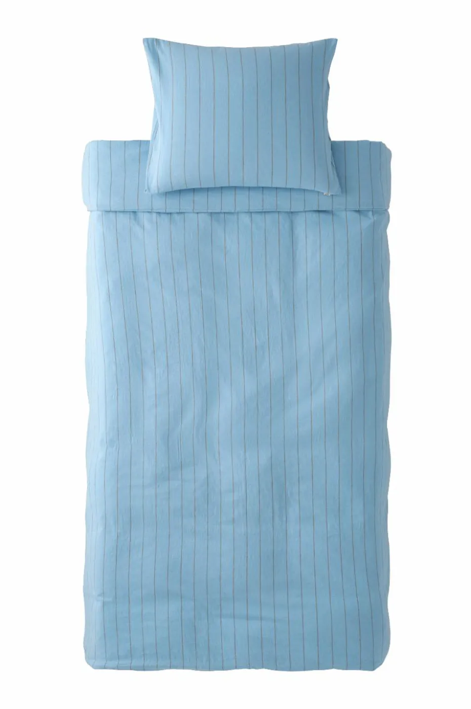 Ellos Home Sengesett Elly Thin Stripe i resirkulert halvlinne 2 eller 3 stykker