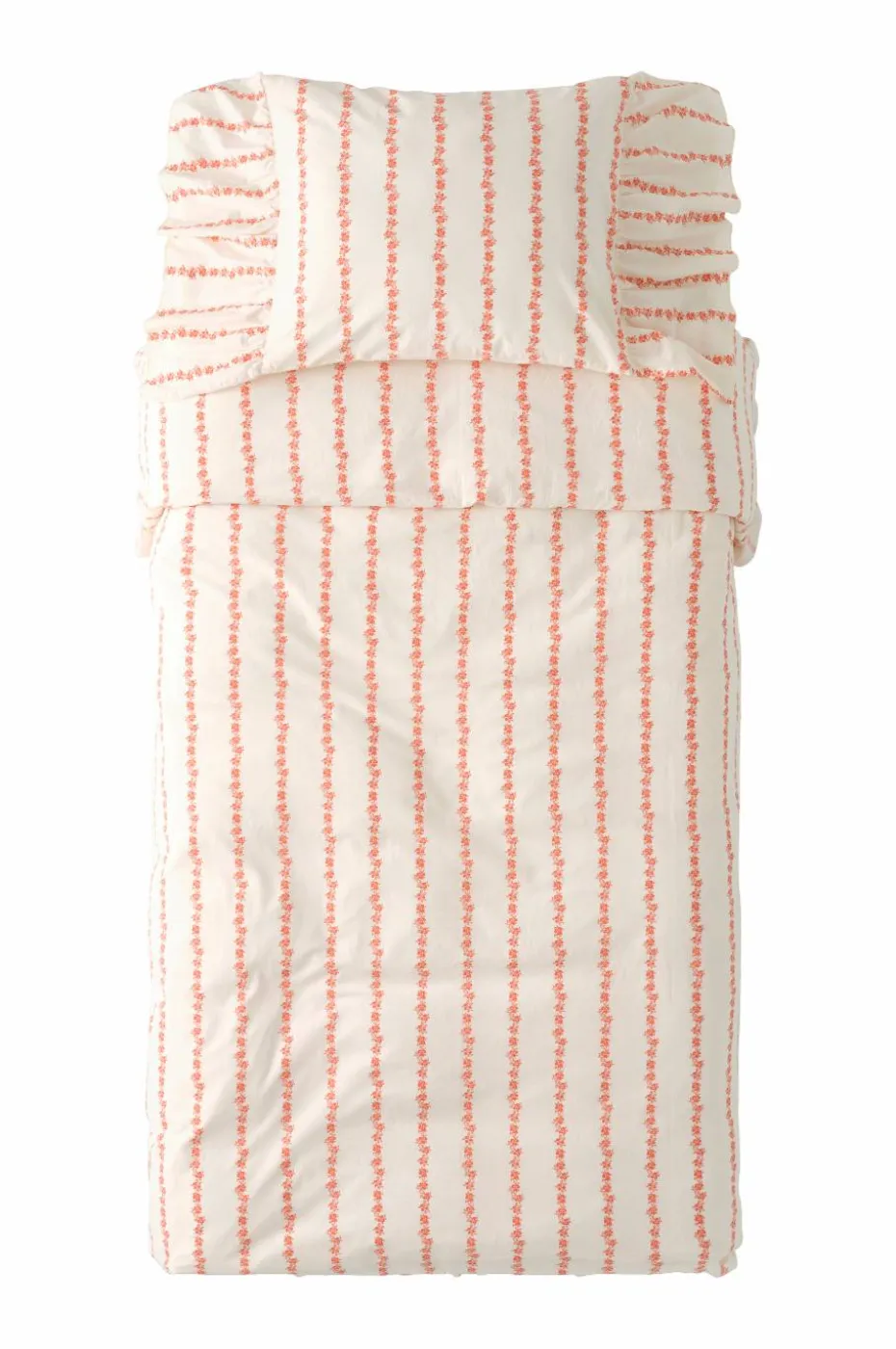Ellos Home Sengesett Juliette Garland Giant Frill i bomull 2 deler