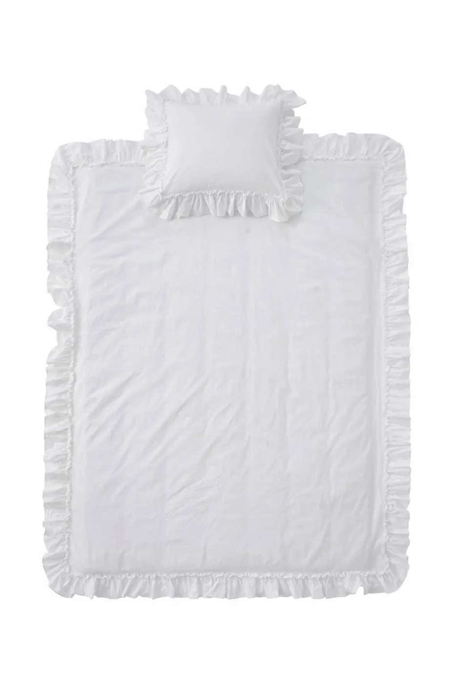 Ellos Home Sengesett Juliette Frill 2 eller 3 stykker