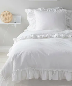 Ellos Home Sengesett Juliette Frill 2 eller 3 stykker