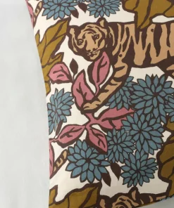 Ellos Home Sengesett Milly Tiger i vasket bomull 2 eller 3 stykker