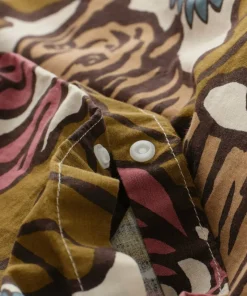 Ellos Home Sengesett Milly Tiger i vasket bomull 2 eller 3 stykker