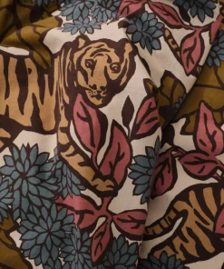 Ellos Home Sengesett Milly Tiger i vasket bomull 2 eller 3 stykker