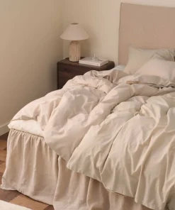 Ellos Home Sengesett Rania i vintagevasket bomull