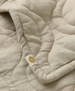 Ellos Home Sengeteppe Elly Quilted i resirkulert halvlinne