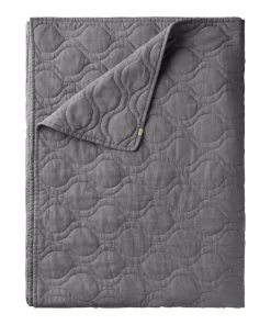 Ellos Home Sengeteppe Elly Quilted i resirkulert halvlinne