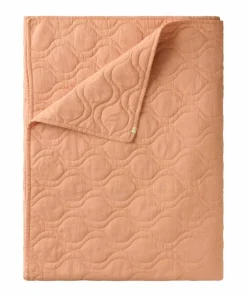 Ellos Home Sengeteppe Elly Quilted i resirkulert halvlinne