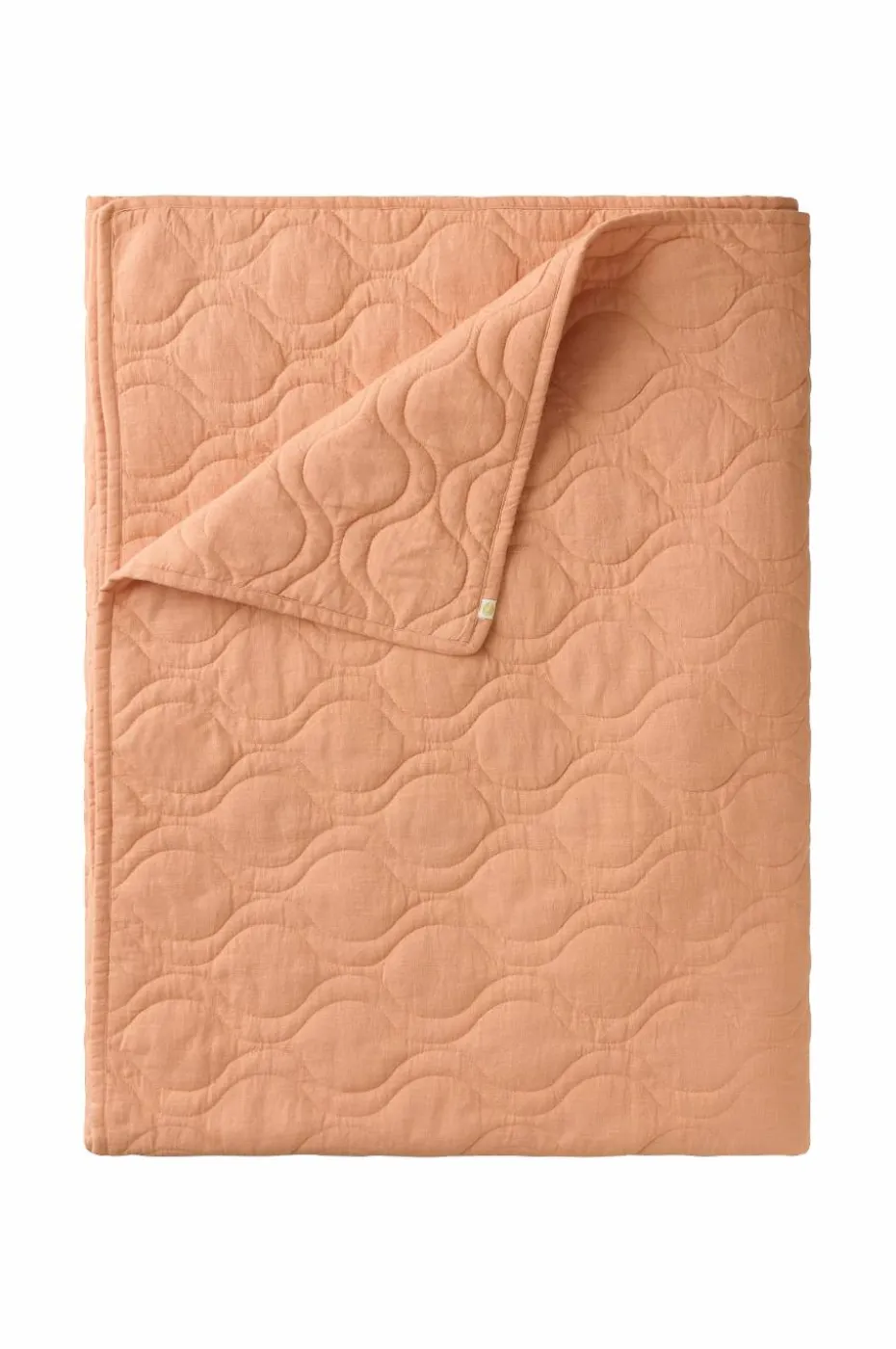 Ellos Home Sengeteppe Elly Quilted i resirkulert halvlinne