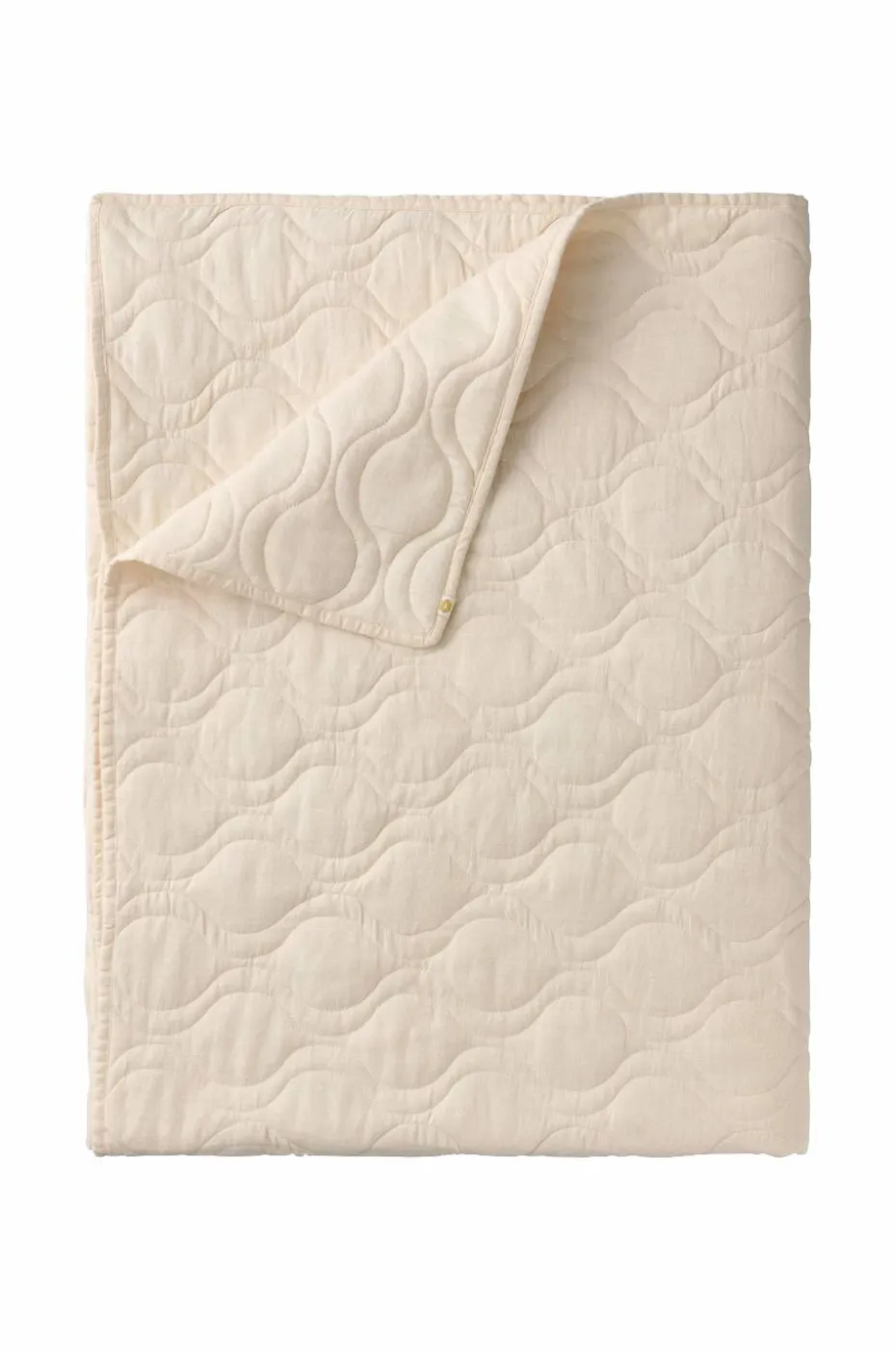 Ellos Home Sengeteppe Elly Quilted i resirkulert halvlinne