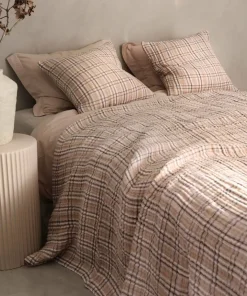 Ellos Home Sengeteppe Flora Small Check