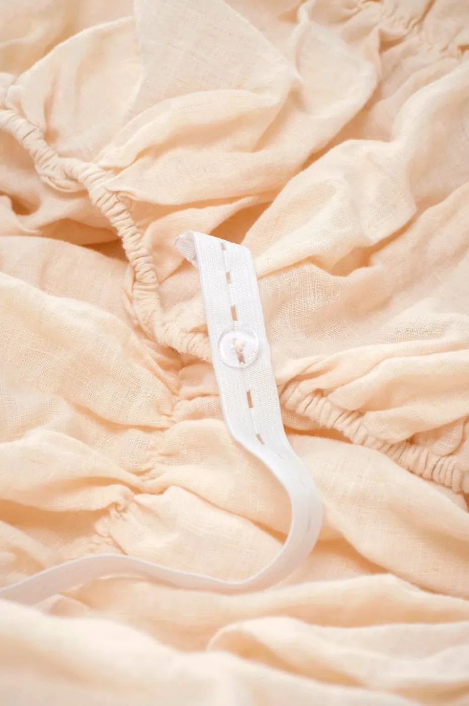 Ellos Home Sengetrekk Candice Elastic 40 cm i lin