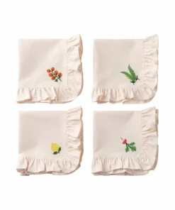 Ellos Home Servietter Lovisa Embrodery 4-pakning