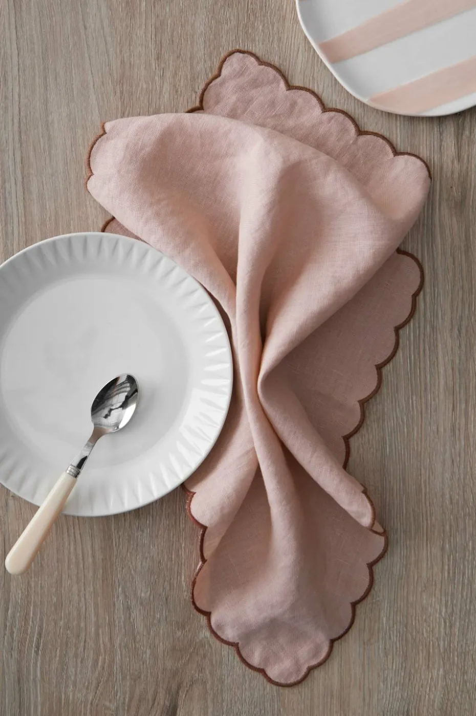 Ellos Home Servietter Malva Scallop 40x40 cm 2-pk