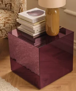 Ellos Home Sidebord Kub med speilglass