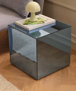 Ellos Home Sidebord Kub med speilglass