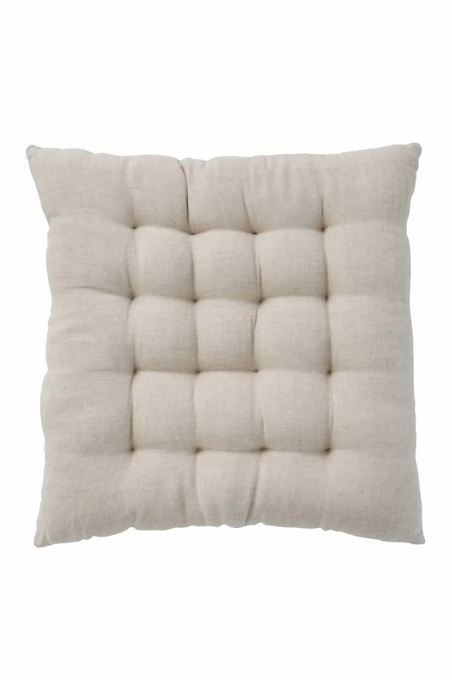Ellos Home Sittepute Candice i vasket lin 40x40x5 cm