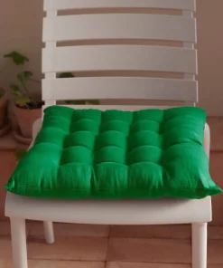 Ellos Home Sittepute Candice i vasket lin 40x40x5 cm
