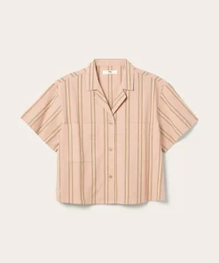 Ellos Home Skjorte Juliette Stripe Camp Collar