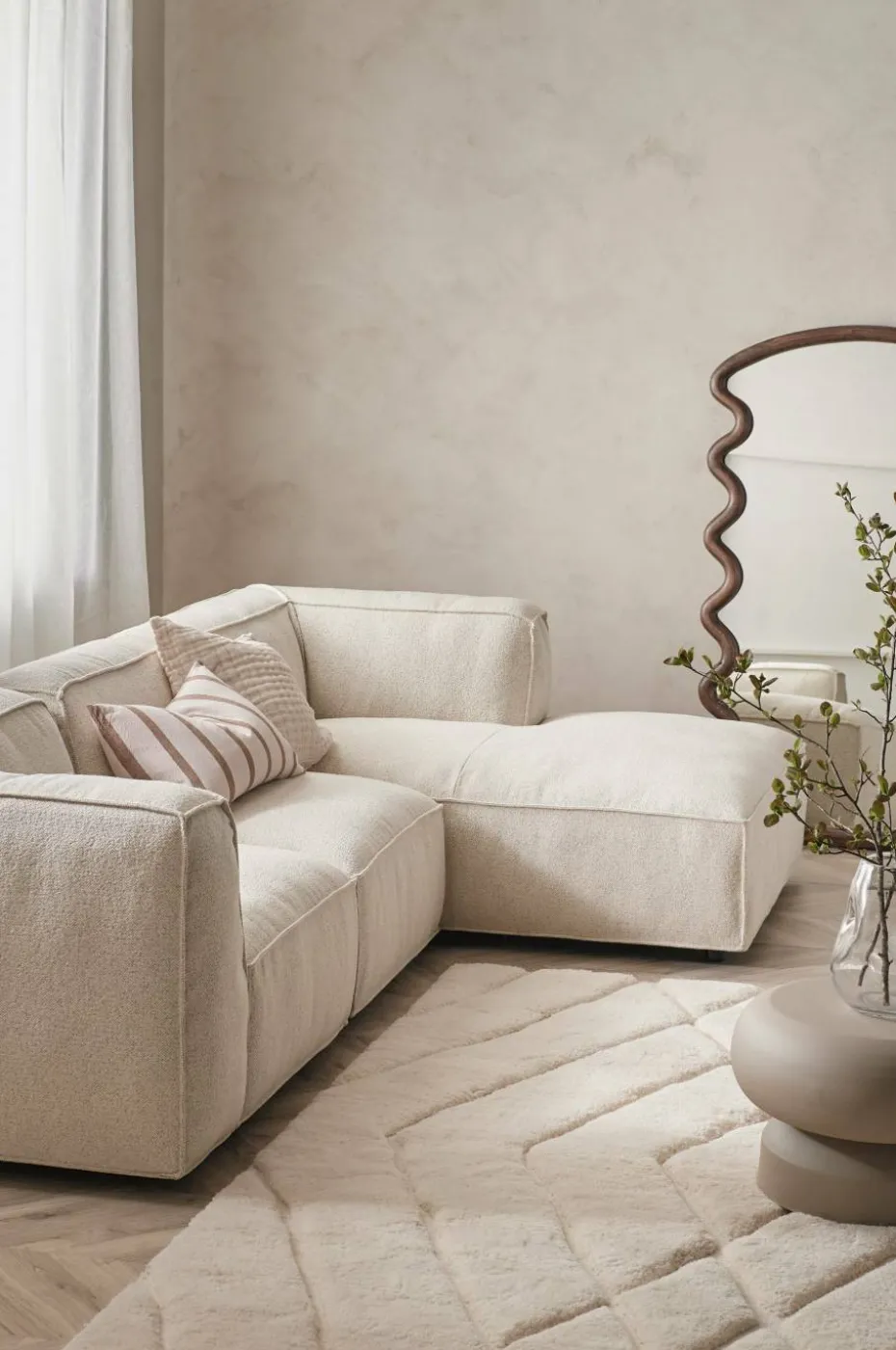 Ellos Home Sofa Bina 3-seter med sjeselong høyre