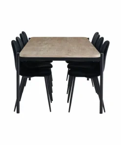 Ellos Home Spisegruppe Gilda med 1 bord og 8 stoler