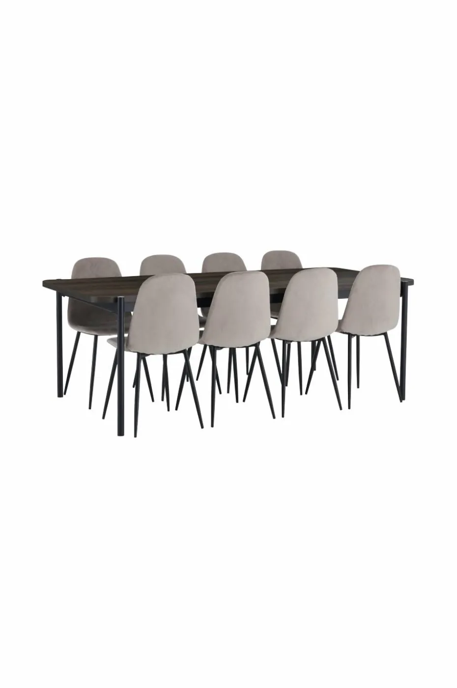Ellos Home Spisegruppe Gilda med 1 bord og 8 stoler