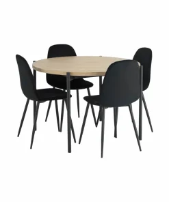 Ellos Home Spisegruppe Gilda med 1 bord og 4 stoler