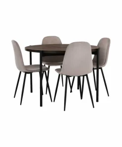 Ellos Home Spisegruppe Gilda med 1 bord og 4 stoler