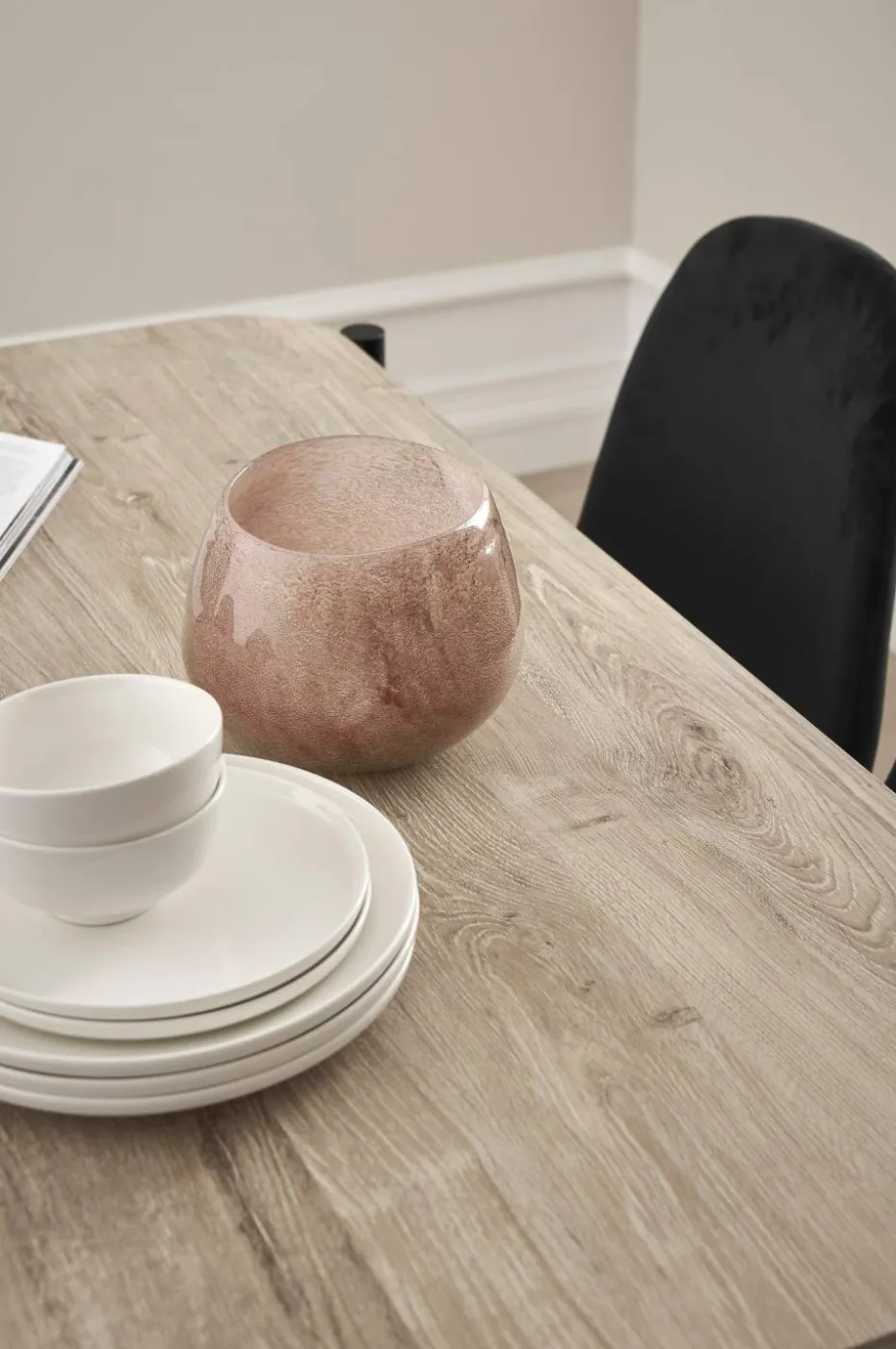 Ellos Home Spisegruppe Gilda med bord 120x80 cm + 4 stoler