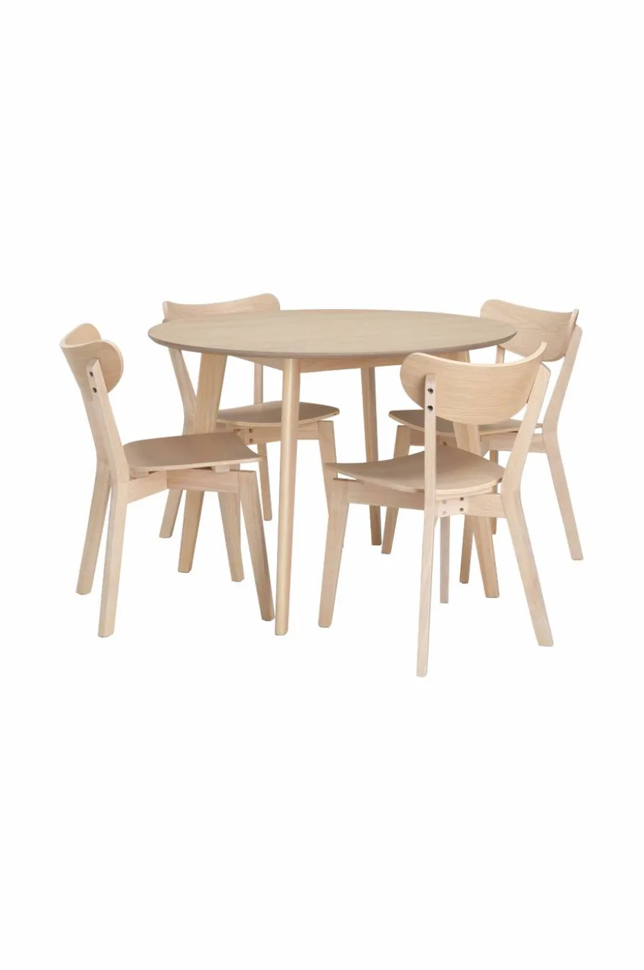 Ellos Home Spisegruppe Ridney med 1 bord + 4 stoler