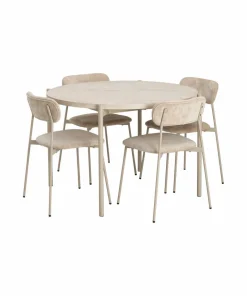 Ellos Home Spisegruppe Tridita med 1 bord + 4 stoler