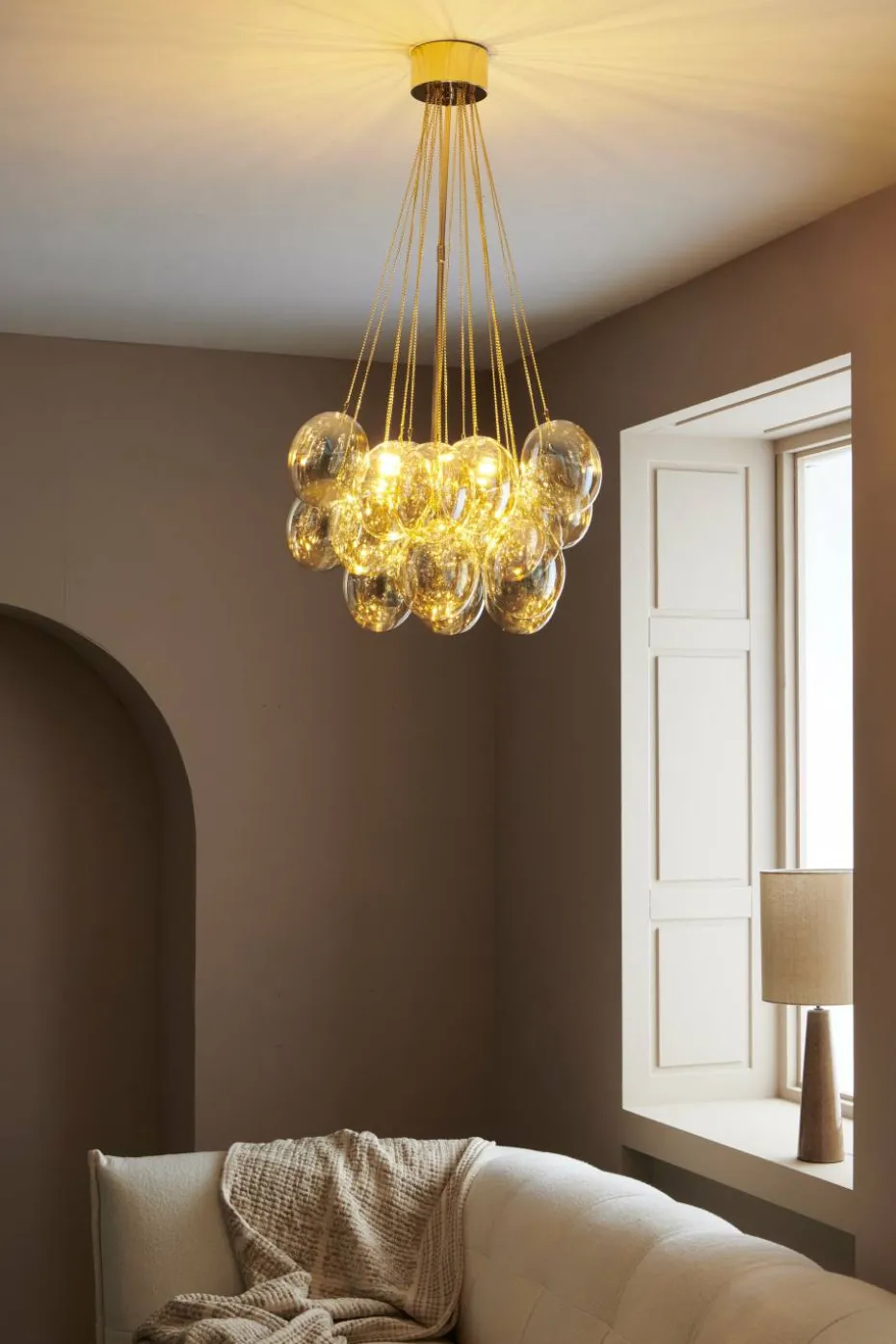 Ellos Home Taklampe Amber