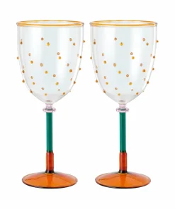 Ellos Home Vinglass Pearl Pop 2-pakning