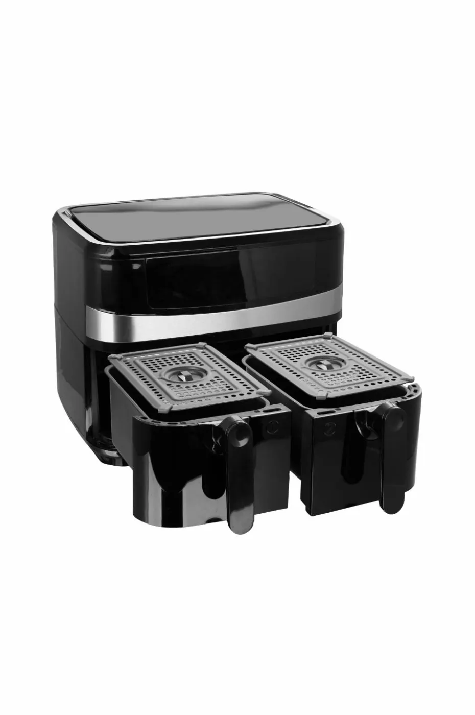 Emerio Dobbel Varmluftfrityr 5+5 liter 2400 Watt Digital