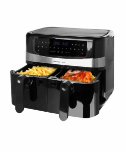 Emerio Dobbel Varmluftfrityr 5+5 liter 2400 Watt Digital