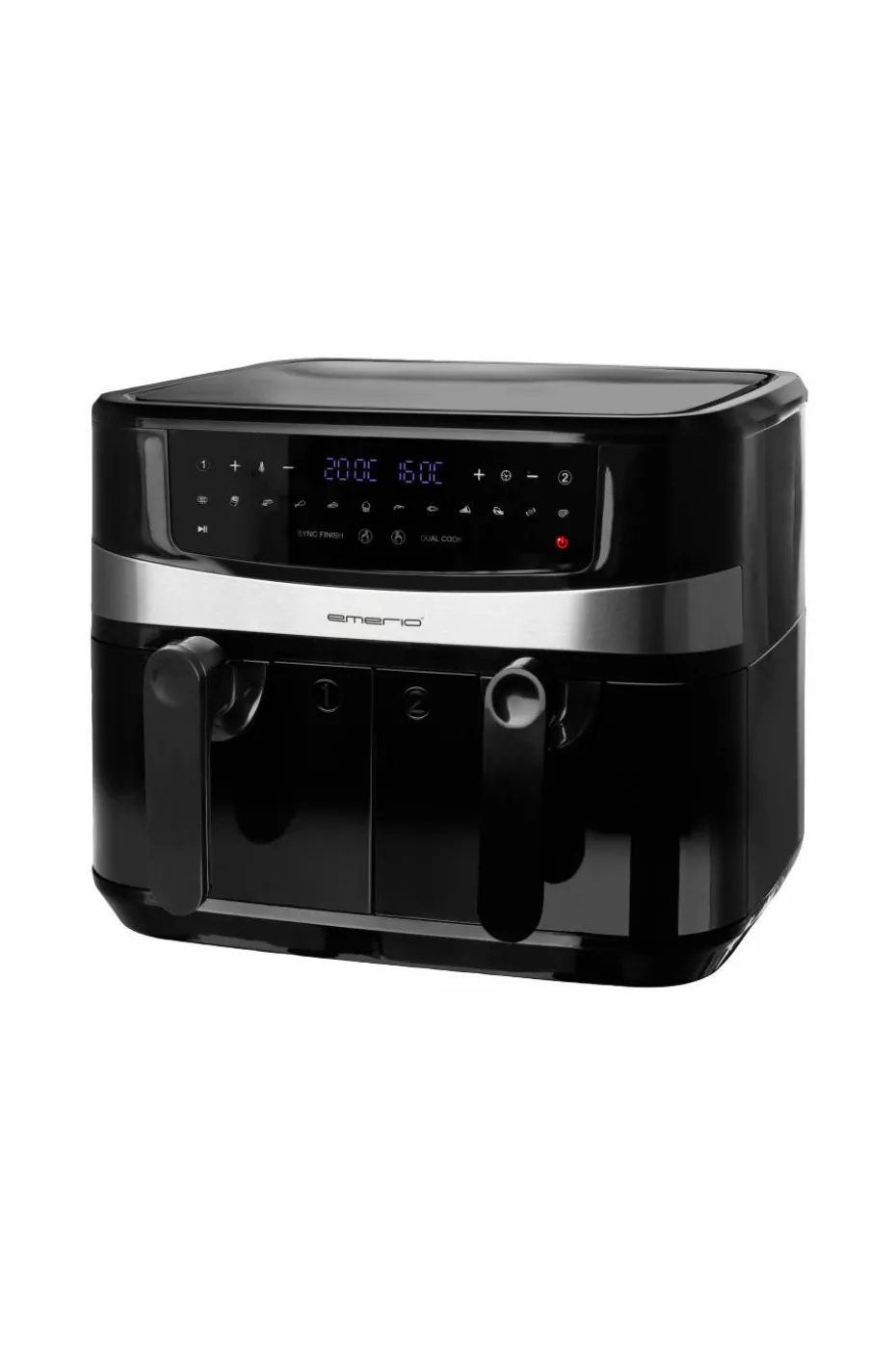 Emerio Dobbel Varmluftfrityr 5+5 liter 2400 Watt Digital