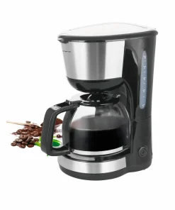 Emerio Kaffetrakter 1000 Watt 1,25 l rustfri