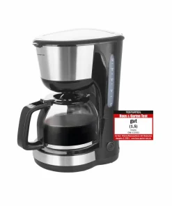 Emerio Kaffetrakter 1000 Watt 1,25 l rustfri