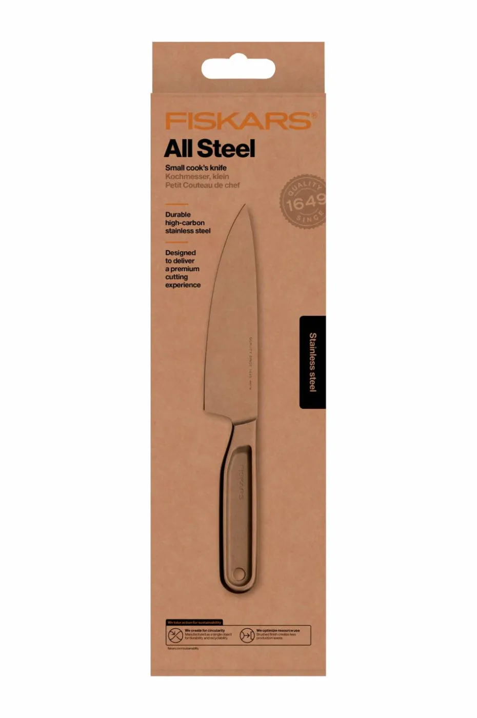 Fiskars All Steel Kokkekniv 13,5 cm