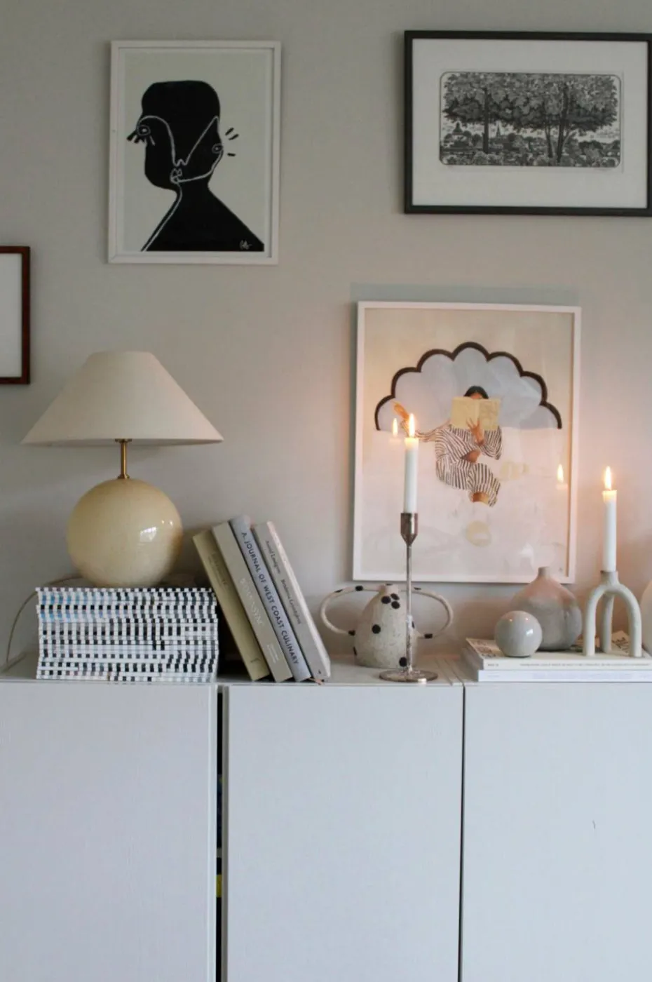 Globen Lighting Bordlampe Iris 35 Butter yellow