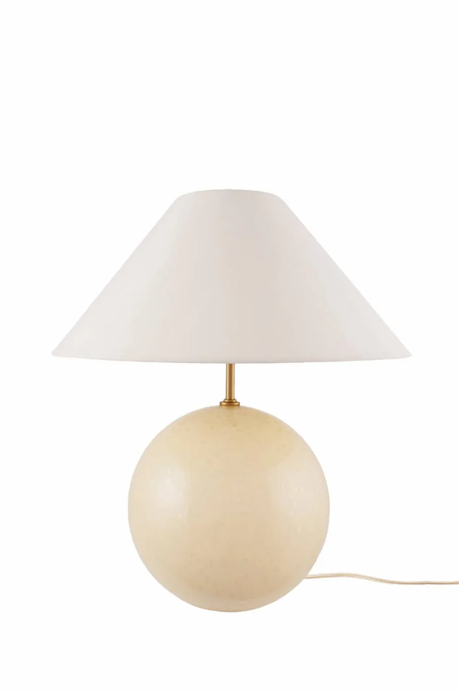 Globen Lighting Bordlampe Iris 35 Butter yellow